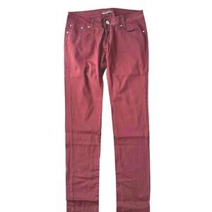 Miss Sporty Cooper Brick Red Skinny Jeans - Size 30